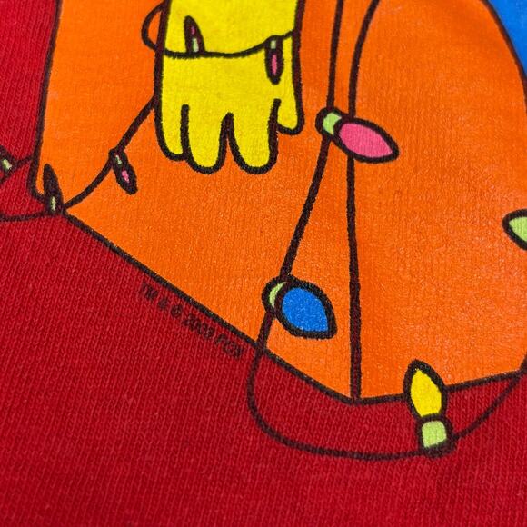 Vintage The Simpsons Deck The Homer Christmas Shirt Men's L Bart Matt Groening - Picture 7 of 9